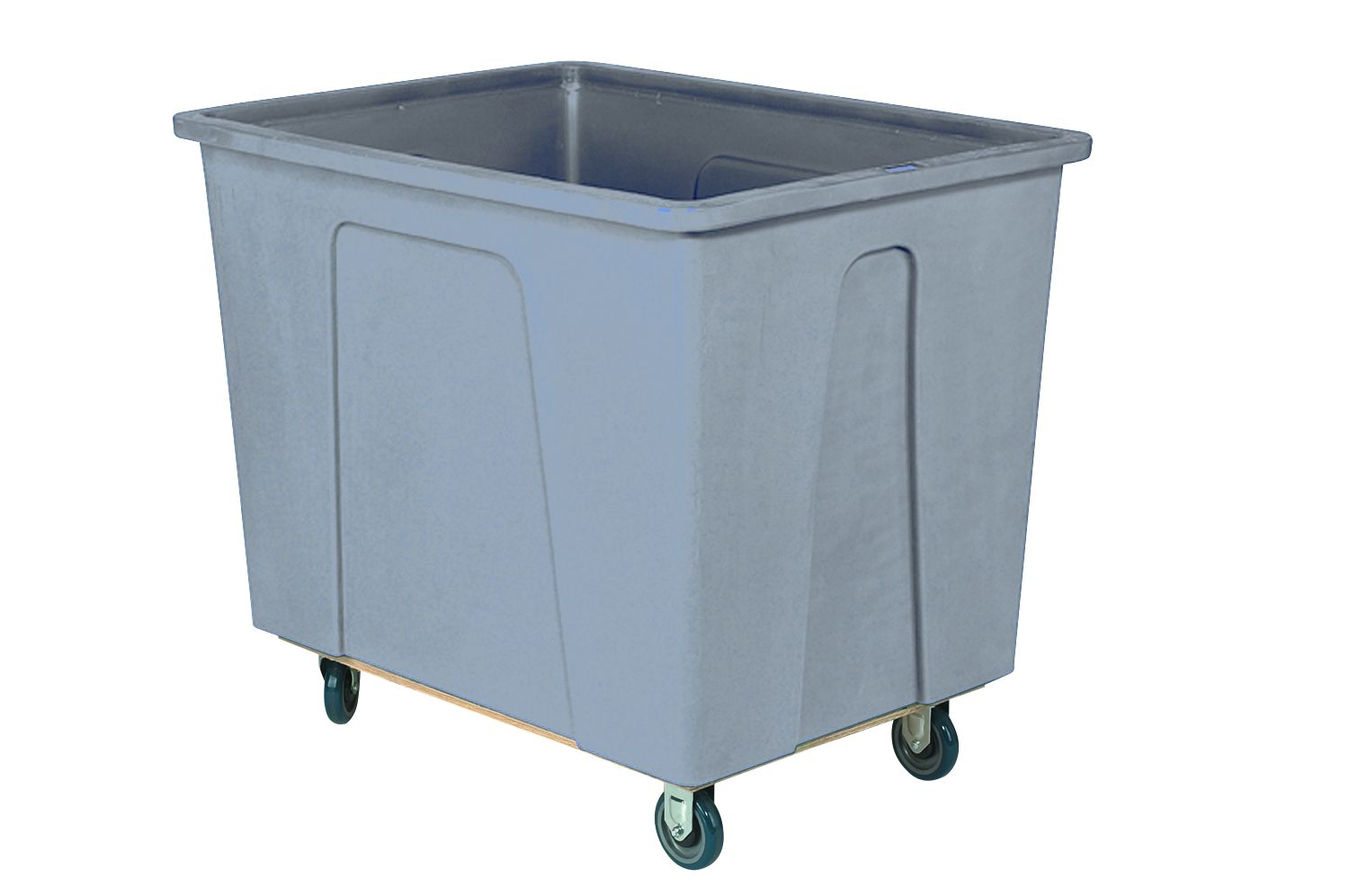 WESCO 272503 Box Truck, Plastic, 32 Gallon, 5" Polyurethane, 350 Lbs Capacity, Gray | AG7KDE