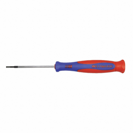 Precision Slotted Screwdriver, 1.8 mm Tip Size, 6 1/4 Inch Length, 2 1/2 Inch Shank Length