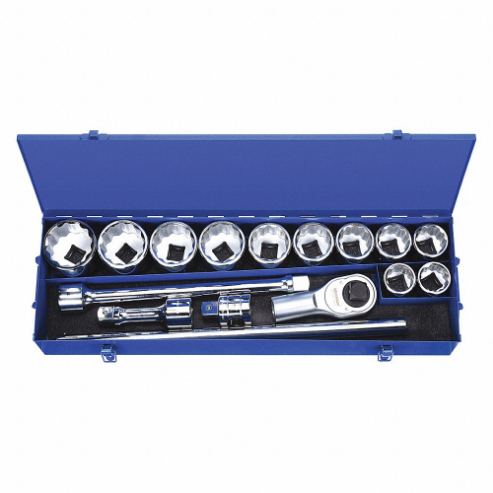 WESTWARD 42W522 Socket Set 1 Drive 17 Pc | AD4PUY