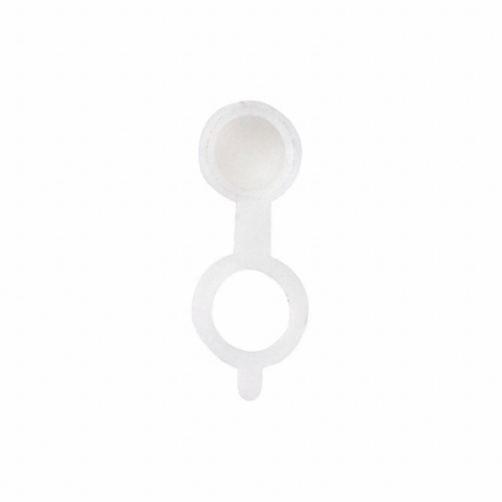 Grease Fitting Cap, Plastic, White, 55/64 Inch Overall Length, Small, 10 PK