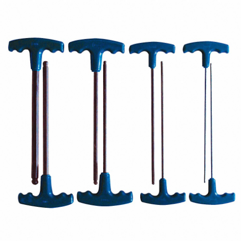 WESTWARD 5YUU1 Ball End Hex Key Set 2 - 10mm T-handle | AE7KLM