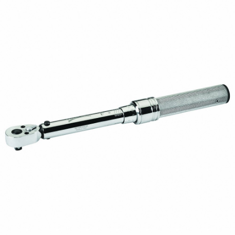 Micrometer Adjustable Torque Wrenches, Foot-Pound/Newton-Meter, 1/2 Inch Drive Size
