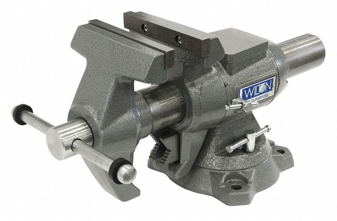 WILTON TOOLS 550P Combination Vise Duty, Enclosed, 5 1/2 Inch Jaw Face Width, 5 Inch | CV3RLE 55FF51