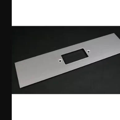 Otwarta osłona, aluminium, szara