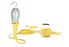 Lámpara de mano de goma 75 W, transformador, protector de reflector, 14/2 SOOW, 7.62 m