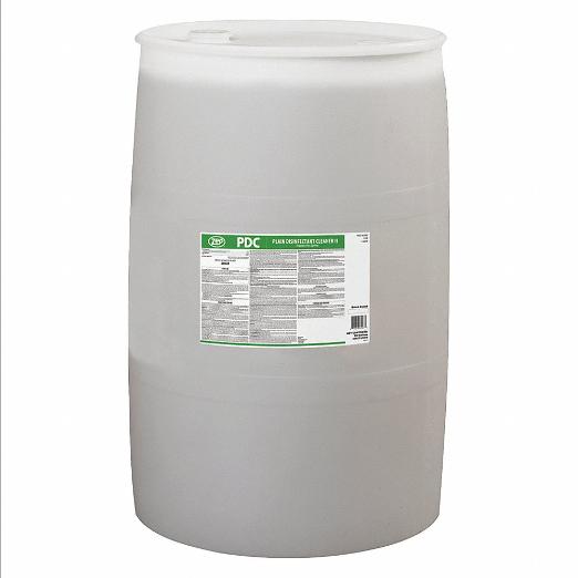 Limpiador desinfectante simple, tambor, tamaño de contenedor de 55 gal
