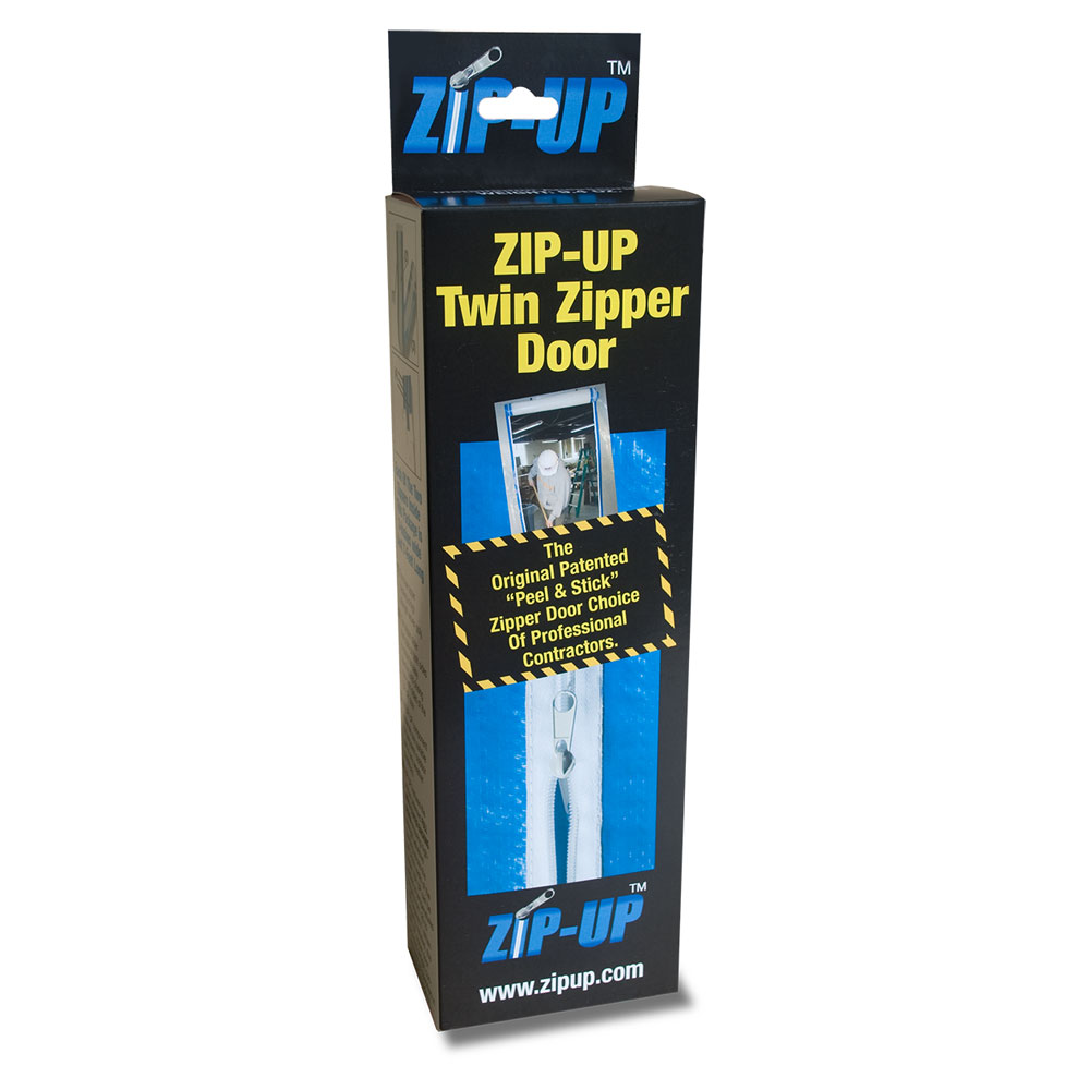 Puerta con cremallera, tamaño 84 x 3 pulgadas, azul, paquete de 20