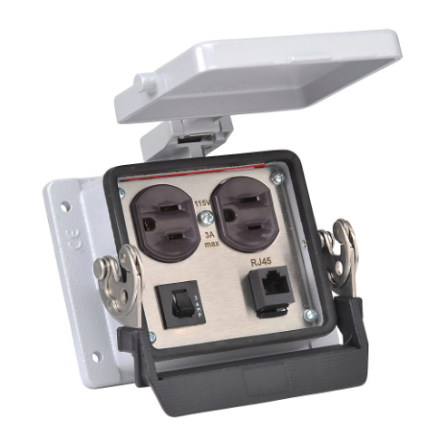 Panel Interface Connector, Duplex 120 VAC Outlet