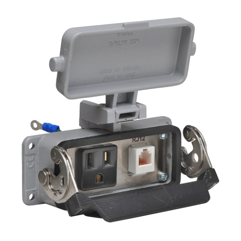Panel Interface Connector, Single 120 VAC Outlet