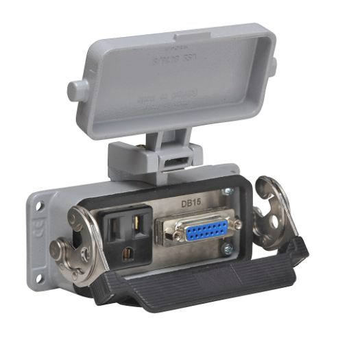 Panel Interface Connector, Single 120 VAC Outlet