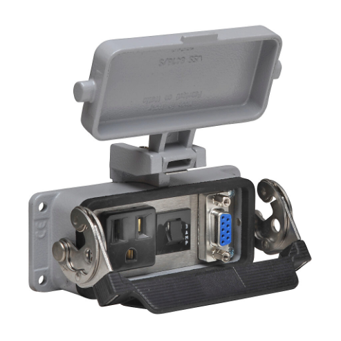 Panel Interface Connector, Single 120 VAC Outlet